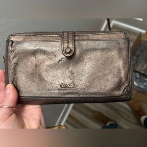 The Sak Metallic Brown Wallet